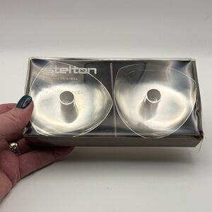 VTG/MCM Stelton Danish Stainless Steel 18/8 Skinny Candle Holders